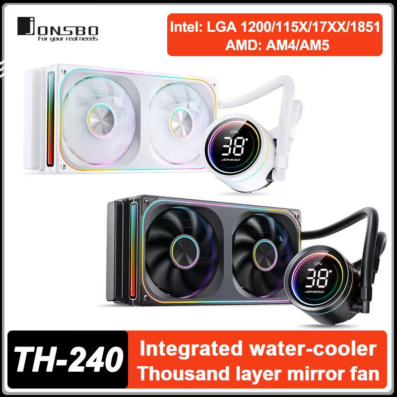 Pc Gaming Liquid - JONSBO TH-240 CPU Water Cooler Cold