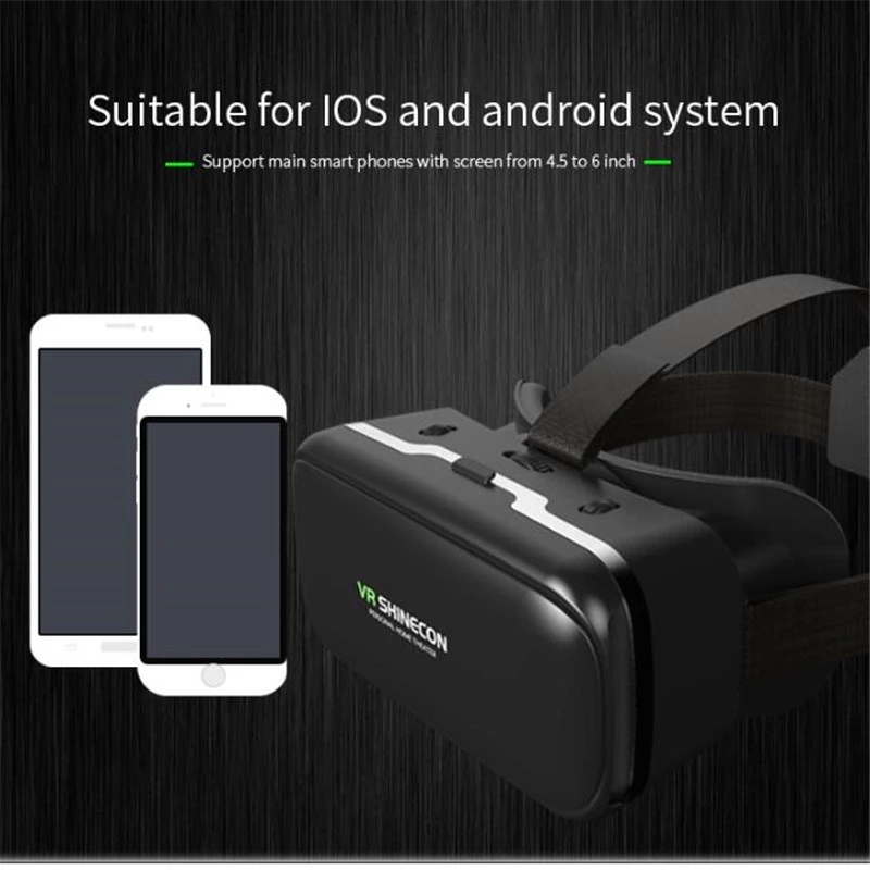 Shinecon VR Glasses 3D Virtual - огляд і ціна Vr Headset Pc