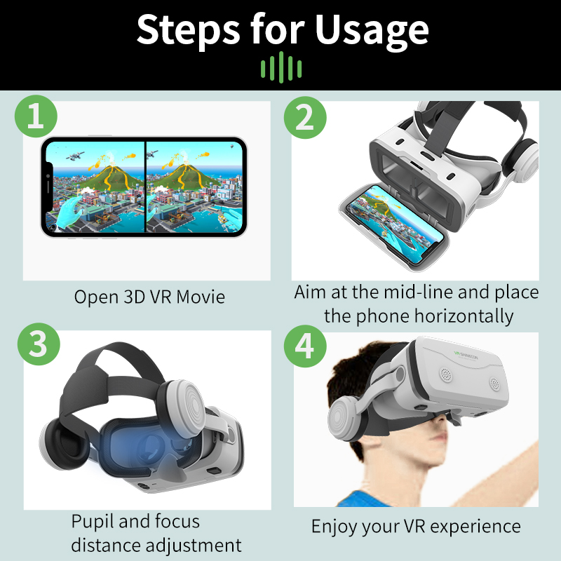 3D Viar Phone Virtual Reality  - огляд і ціна Vr Headset Pc
