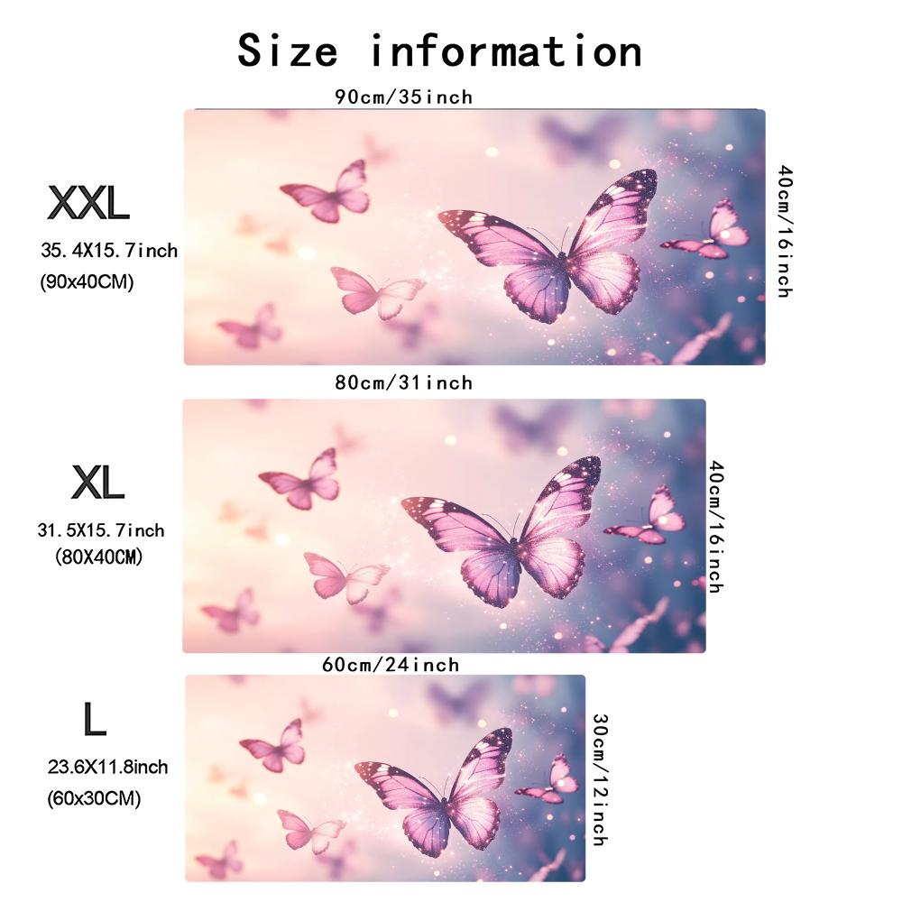 Watercolor Pink Butterfly Larg - огляд і ціна Pc Gaming Pink