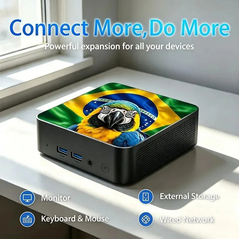 Mexico Brazil Flag Mini PC Int - огляд і ціна Pc Gaming Intel