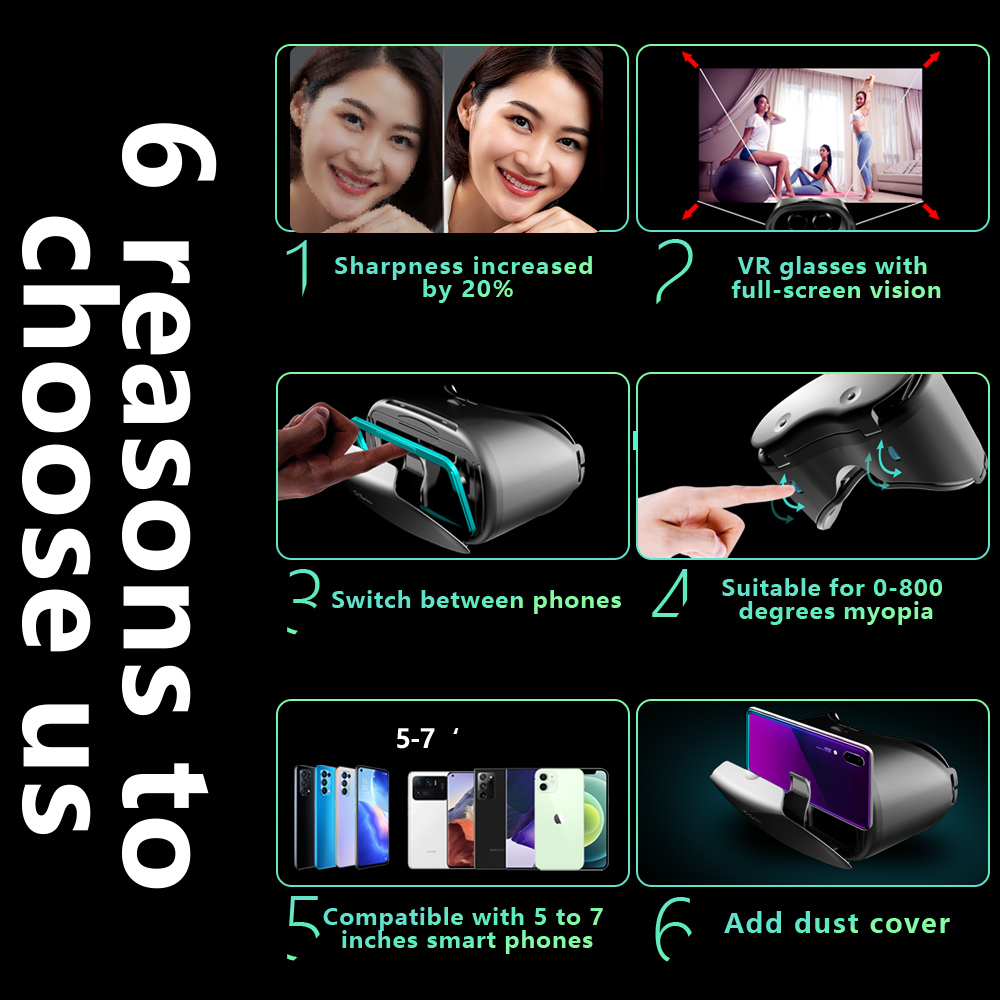 3D Virtual Reality VR Glasses  - огляд і ціна Vr Headset Pc