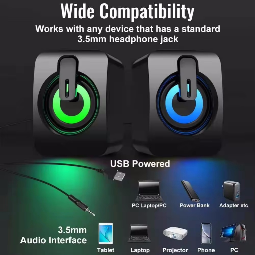 Computer Speakers PC Sound Box - огляд і ціна Pc Gaming Fullset