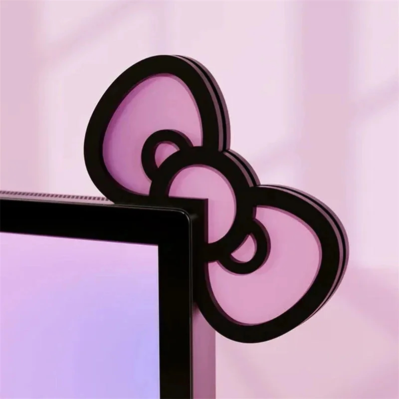 Kawaii Pink Acrylic Bow Monito - огляд і ціна Pc Gaming Pink