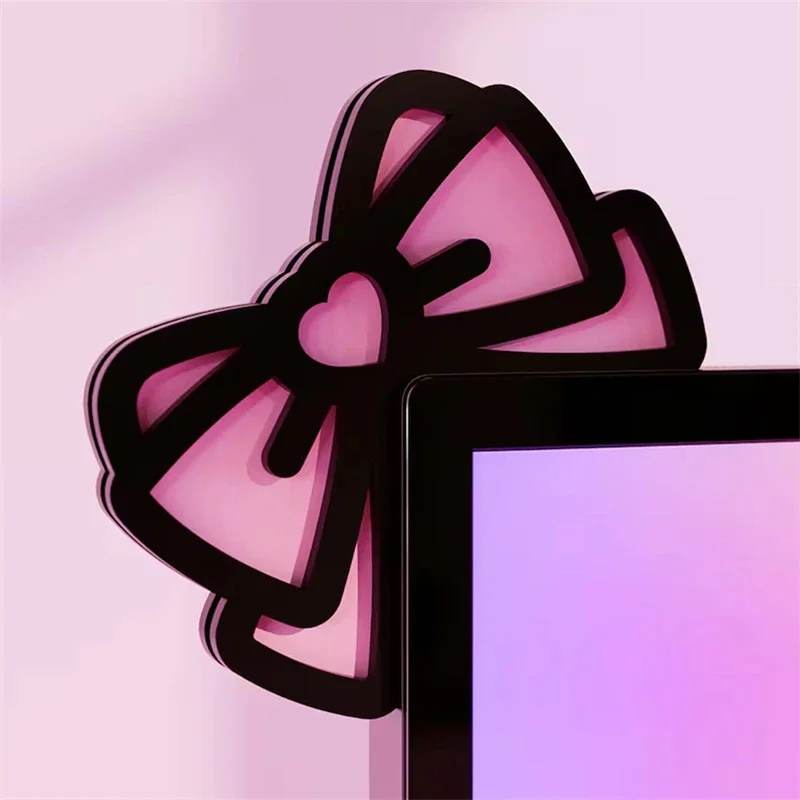 Kawaii Pink Acrylic Bow Monito - огляд і ціна Pc Gaming Pink
