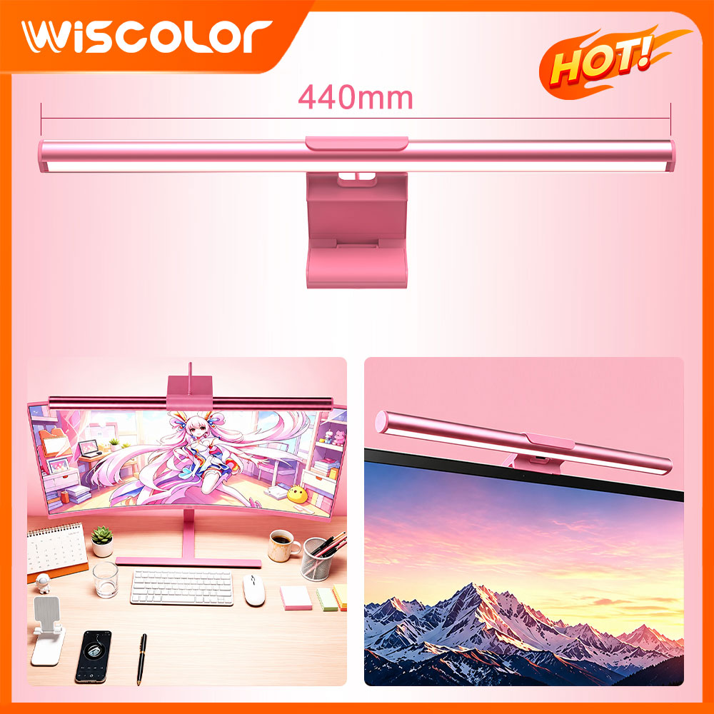 Monitor Light Bar Led Lights S - огляд і ціна Pc Gaming Pink