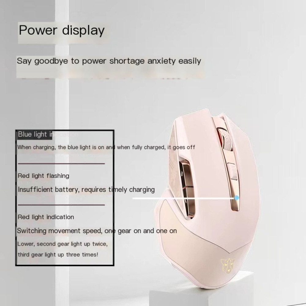 2024 New 2.4G Wireless Mouse T - огляд і ціна Pc Gaming Pink