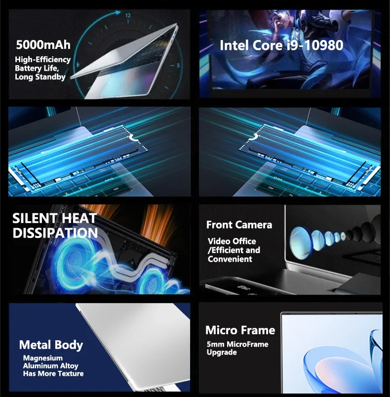 New Arrival 14.1 Gaming I9 Lap - огляд і ціна Pc Gaming Intel