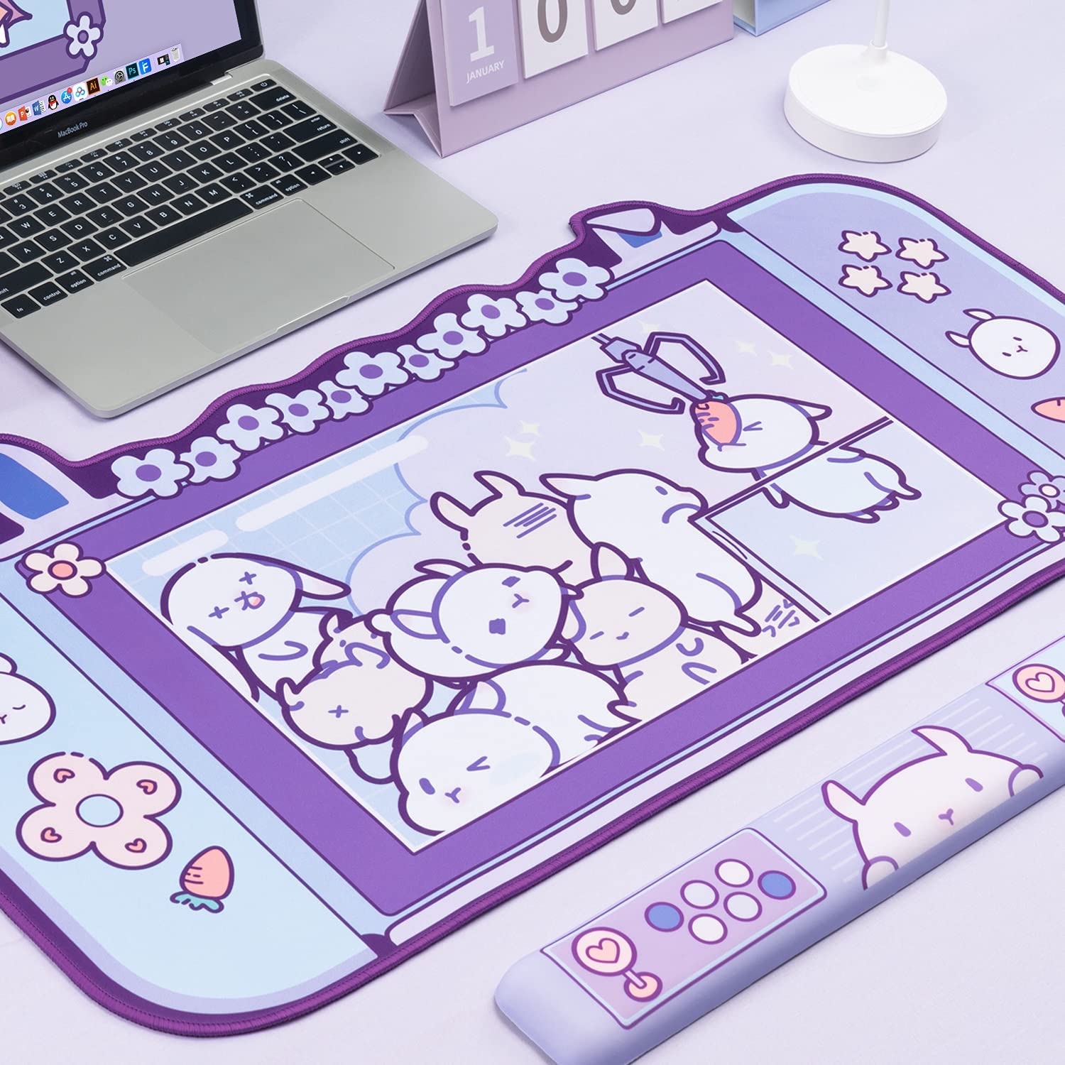 Large Kawaii Gaming Mouse Pad  - огляд і ціна Pc Gaming Pink