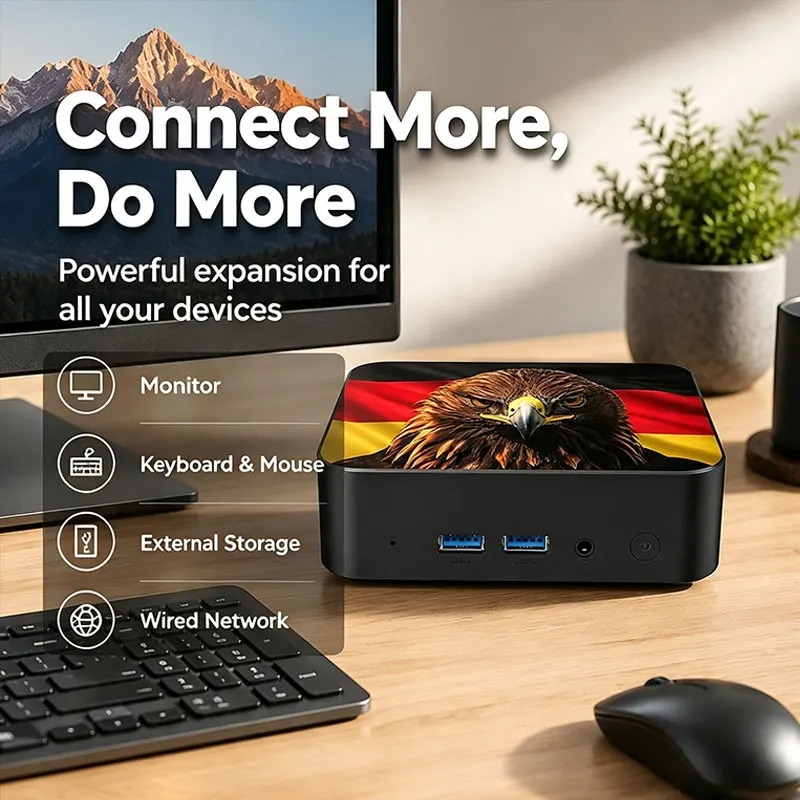 2026  Mini PC Portable Compute - огляд і ціна Pc Gaming Intel